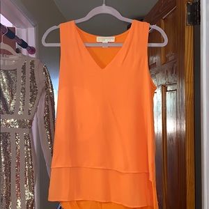 MICHAEL KORS orange BLOUSE
